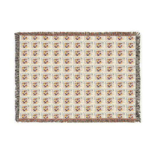 Cozy Woven Blanket with Colorful Pattern – Perfect for Home Decor and Gift Giving - " Mirror of My Life "