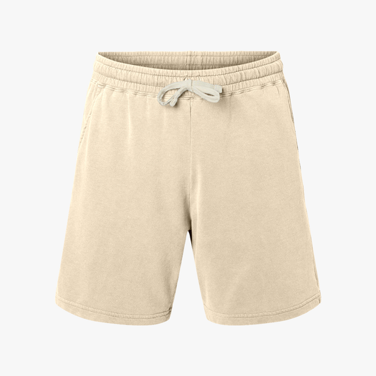 Dejavu FLower 290425 - Eco-Friendly Floral Fleece Sweat Shorts for Comfortable Summer Relaxation